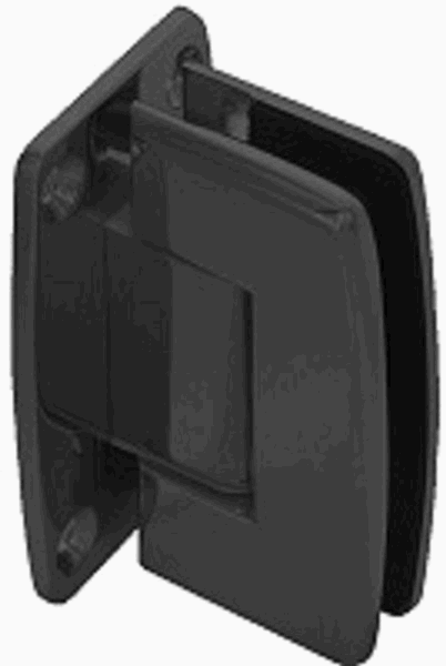 Bisagra Muro Cristal Inova  Negro Mate