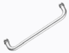 Jaladera Tubular Simple 18  Satinado