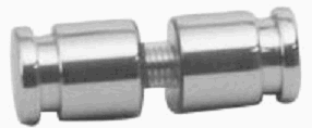 Jaladera De Boton 1 Th01 Cromo Brillante