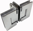 Bisagra OPCION doble en T  cromo brillante