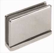 Bisagra OPCION Pivotante Piso Techo Cromo Brillante