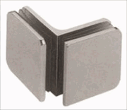 Clip OPCION a 90 grados Ac. Inox. 304 Brillante