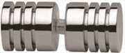 Jaladera De Pomo OPCION H01 Espiral 30x32mm Satinado