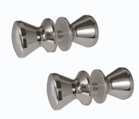 Set de 2 jaladeras tipo pomo para cancel Slider  acero inox 304 Satinado
