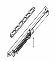 Set de amortiguacion SOFT-STOP (1 lado izquierdo) Geze Levolan 60 (min. hoja 570mm)