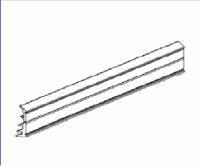 Goma (sello) para cristal con perfil para panel fijo Geze (para 8/10/12mm) x mt