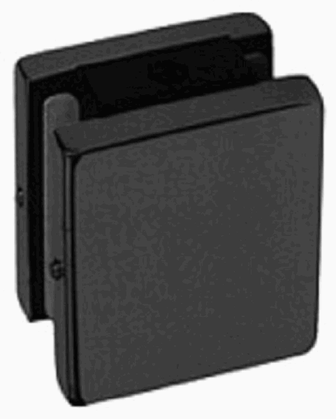 Soporte OPCION Simple Ac. Inox. Negro Mate