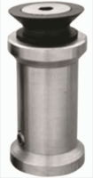 Conector Tipo Pipa 180 grados Muro Cristal 304 Acero Inoxidable