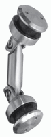 Conector Cristal Cristal Articulado 60mm. Ac. Inox c-tapa