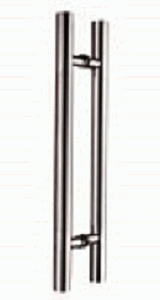 Jaladera Tipo H 450mm. Diam. 25mm. Ace. Inox.