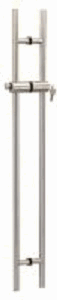 Jaladera Tipo H con Cerr. 1500mm Diam 35 mm A.Inox 304 Sat