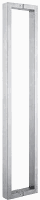Jaladera Cuadrada 475mm. 50x25 mm. Ace. Inox.