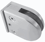 Conector Forte Media Luna P-Tubo Zamak 8-10mm Satinado