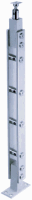 Barandal Tipo Poste Para Barra 12mm Acero Inox. 304