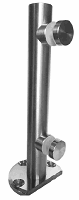 Miniposte Elite de 250mm Ac. Inox. 304 con brida