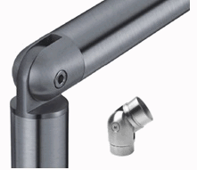 Codo articulado Ac. Inox. 304 para tubo de 2