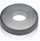 Tapa para base de barandal de poste redondo de 2 Ac. Inox. 304