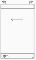 Primer panel deslizable c-cerradura