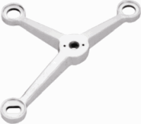 Araña 3 Brazos 220 Ac. Inox. 316 Brillante