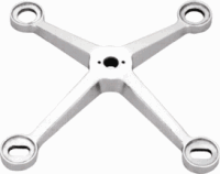 Araña 4 Brazos 220 Ac. Inox. 316 Brillante