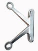 Araña Cost-Placa 2brazos1 Izquierda Ac. Inox. 304 Satinado