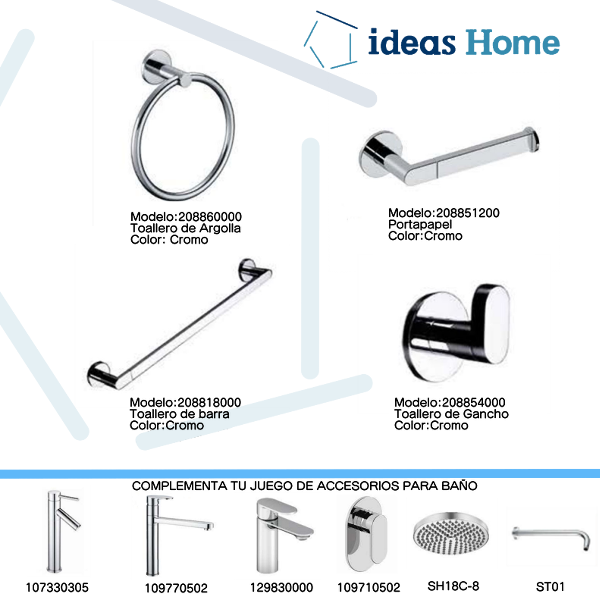 Juego De Accesorios Para Ba-O Linea Modern