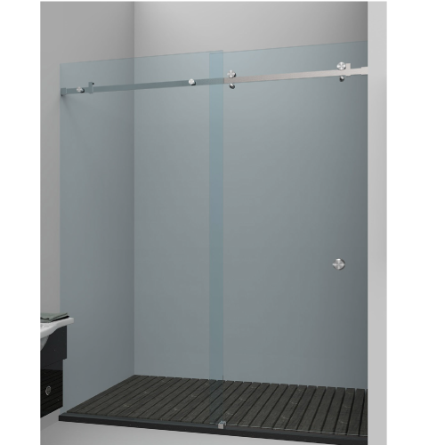 CANCEL PARA BAÑO CORREDIZO MOD GLASS AQUATECH CRISTAL T 10 MM DE 2 X 2 MTS