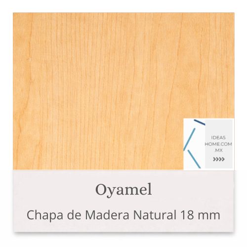 CHAPA DE MADERA NATURAL 18 MM COLOR OYAMEL