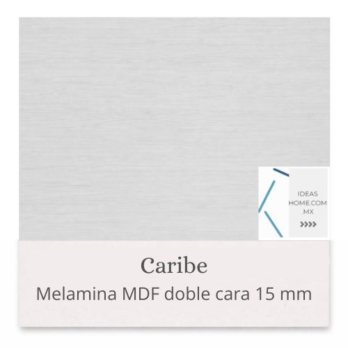 MELAMINA MDF 15 MM DOBLE CARA COLOR CARIBE