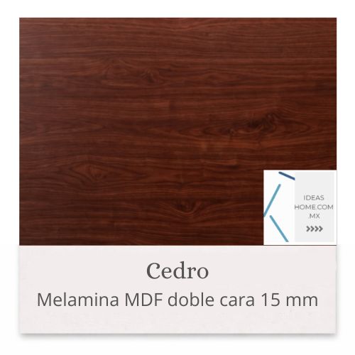 MELAMINA MDF 15 MM DOBLE CARA COLOR CEDRO