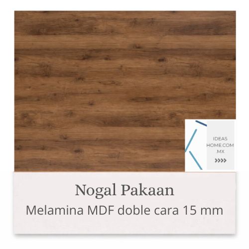 MELAMINA MDF 15 MM DOBLE CARA COLOR NOGAL PAKAAN