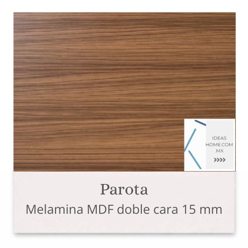 MELAMINA MDF 15 MM DOBLE CARA COLOR PAROTA