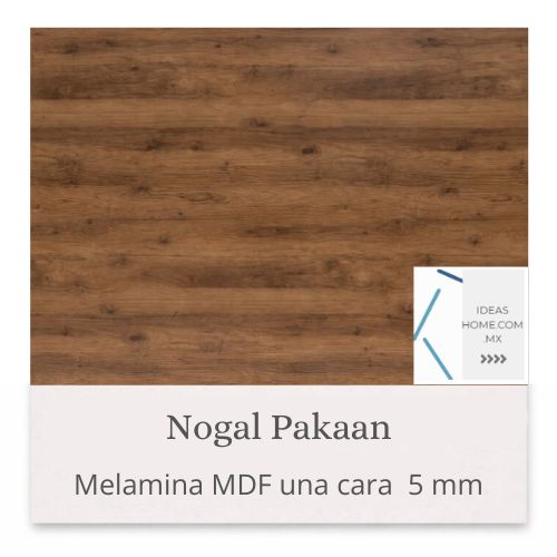 MELAMINA MDF 5 MM UNA CARA COLOR NOGAL PAKAAN