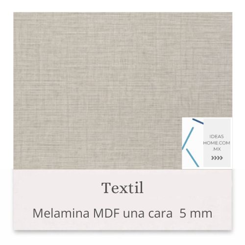 MELAMINA MDF 5 MM UNA CARA COLOR TEXTIL