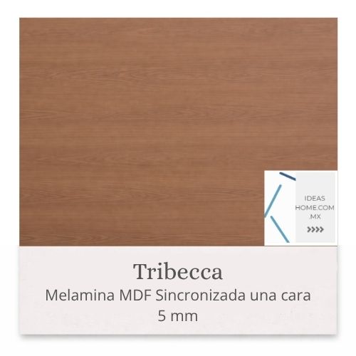 MELAMINAS SINCRONIZADAS MDF 5 MM UNA CARA COLOR TRIBECCA